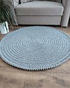 dywany Dywan okrągły ze sznurka bawełnianego szydełkowy 100cm 2