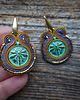 kolczyki soutache Małe kolczyki sutasz z motywem ważki 2