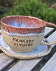 filiżanki NAMASTE BITCHES, zestaw ceramiczny, Duża filiżanka/ kubek + talerz 6