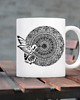 kubki Kubek z mandalą "Mandala nr 18, Koliber" 1