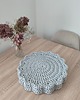 podkładki do kuchni Podkładka szydełkowa pod talerze ze sznurka 30cm 6
