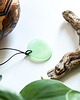 wisiory Świecący w ciemności zielony okrągły wisiorek i UV 3 cm handmade 2