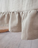 obrusy i serwetki Lniany obrus z falbanką  heavy linen NATURAL 8