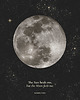 plakaty Plakat Moon 50x70cm Black 3
