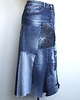 spódnice maxi Asymetryczna spódnica jeans r. 44 2