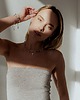 bransoletki z kamieni naturalnych Surowy Choker z Rochrozytu Perły i Masy Perłowej 4