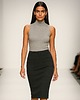 topy damskie Bluzka szara YY500100 3