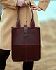 torby na ramię Torba ze skóry, czekoladowo-brązowa torba, Handmade, Shopper 3