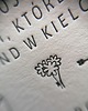 zaproszenia i kartki na ślub Zaproszenie ślubne letterpress papier bawełniany 3