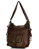 torby na ramię Torba skórzana  z opcją plecak old school leather bag 4