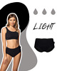 majtki damskie Majtki menstruacyjne BLACK - Light 1