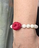 bransoletki z kamieni naturalnych Bransoletka z naturalnego kwarcu z maliną 2