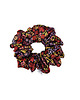 gumki do włosów Gumka jedwabna, scrunchie, secret flowers MAXI 3