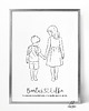 grafiki i ilustracje Plakat personalizowany Rodzeństwo - 001 1