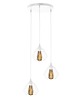 lampy wiszące 3-płomienna lampa wisząca z regulacją długości przewodów LAVIS LOFT 2