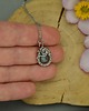 wisiory Mały wisiorek labradoryt wire wrapping oryginalny 8
