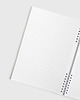 kalendarze i plannery NOTES SERCE KREMOWE B5  160 stron  SZARE LINIE 2