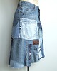 spódnice midi Asymetryczna spódnica jeans r.38 2