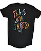 t-shirt damskie Czarny Długi T-shirt Pls Black 7