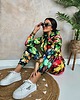 bluza z kapturem damska Damska Bluza z kapturem DR.CROW Jungle Leaves 1
