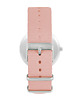 zegarki damskie Zegarek - Szare piórka - brzoskwiniowy róż 1