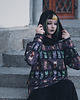 bluza z kapturem damska Bluza Necro Neko 1