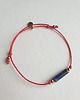 bransoletki na sznurku Bransoletka BOHO sznurkowa czerwona, sodalit, hematyt 1