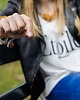 bransoletki na sznurku Bransoletka w stylu boho z bursztynu bałtyckiego 3