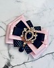 broszki Brosza  z czarną ozdobą w stylu glamour  NEW 7