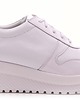 sneakersy damskie Sneakersy skórzane    (6751) 2