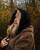czapki damskie Balaclava handmade, ręcznie szydełkowana 3