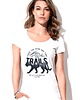 t-shirt damskie Koszulka organiczna z nadrukiem Cień tygrysa 1