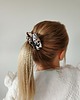 gumki do włosów Satynowa gumka satynowa scrunchie owijka frotka pustynna pantera MIDI 1