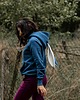 bluza z kapturem damska Kangurka Damska Granatowy KRÓLIK z Uszami 4