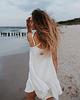 sukienki midi damskie Letnia Sukienka Wear It Proud Coconut 1