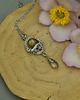 wisiory Długi wisiorek złote labradoryty wire wrapping 3
