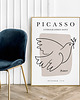 plakaty Plakat Picasso Gołębica Ptak Szkic 1