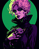 plakaty Portret Czarownicy - Plakat - Druk - Czarownica, Wiedźma, Halloween #9 1