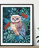 plakaty Owl ilustracja drukowana 3