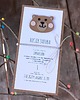 kartki scrapbooking Misiek Zdzisiek. Zaproszenia urodzinowe z misiem 2