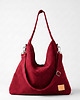 torby na ramię Torba typu worek z eko zamszu Mili Pure - Ruby Red 2