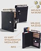 portfele męskie Portfel Męski z automatem do kart RFID Promocja 1
