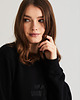 bluza bez kaptura damska Bluza SOCIAL APPROVAL BLACK CREWNECK 3