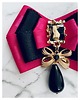 broszki Brosza  z ozdobą w stylu glamour z czarnymi  kamieniami NEW 8