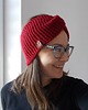 czapki damskie Opaska damska Red Twist 2