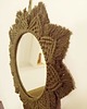 makramy Lustro makrama 35cm 2