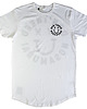 t-shirty męskie Biały Długi T-shirt Smile White 1