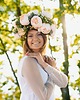 opaski do włosów Wianek z kwiatów sztucznych BEATA 2
