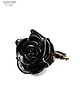 pierścionki - różne Czarna róża w pierścionku ręcznie robionym uroczy prezent handmade 5
