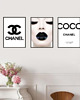 plakaty ZESTAW PLAKATÓW Fashion Coco Chanel plakaty 3